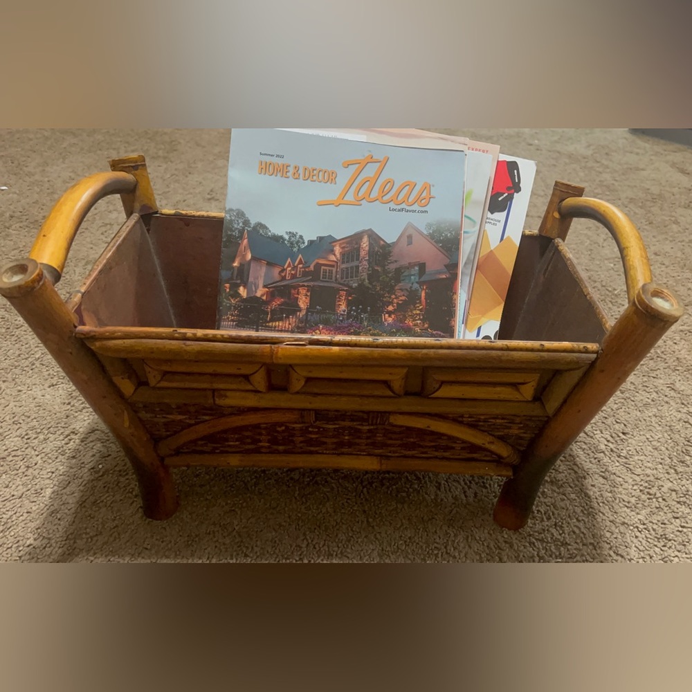 Vintage magazine holder